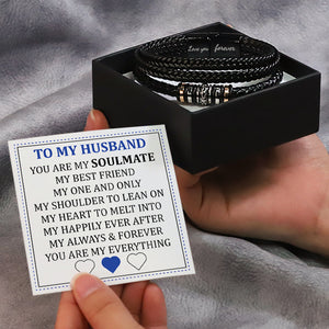 For Husband - You Are My Soulmate - Double Row Bracelet